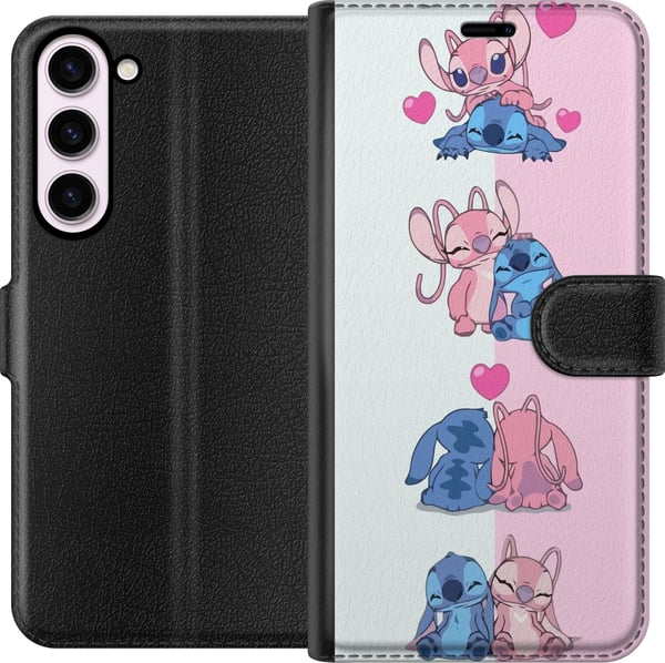 Kompatibelt Lommeboketui til Samsung Galaxy S23+ Lilo & Stitch