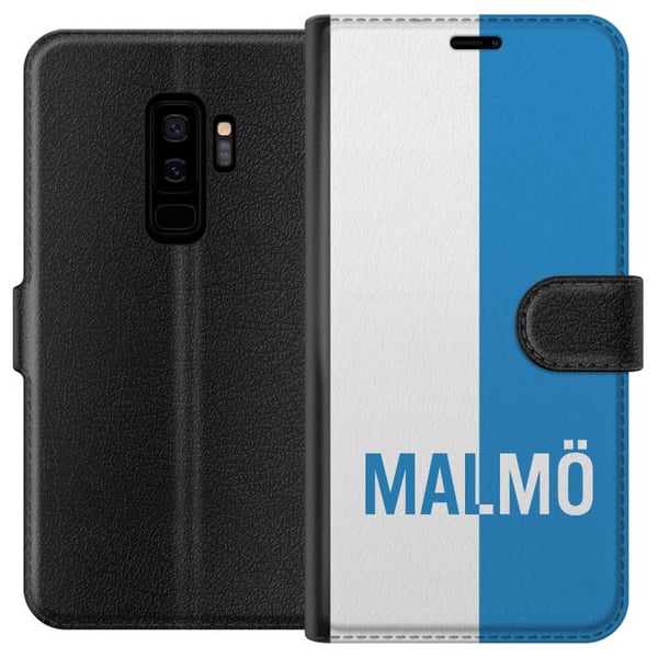 Yhteensopiva Lompakkokotelo Samsung Galaxy S9+ Malmö – jalkapallo Yhteensopiva Lompakkokotelo Samsung Galaxy S9+ Malmö – jalkapallo