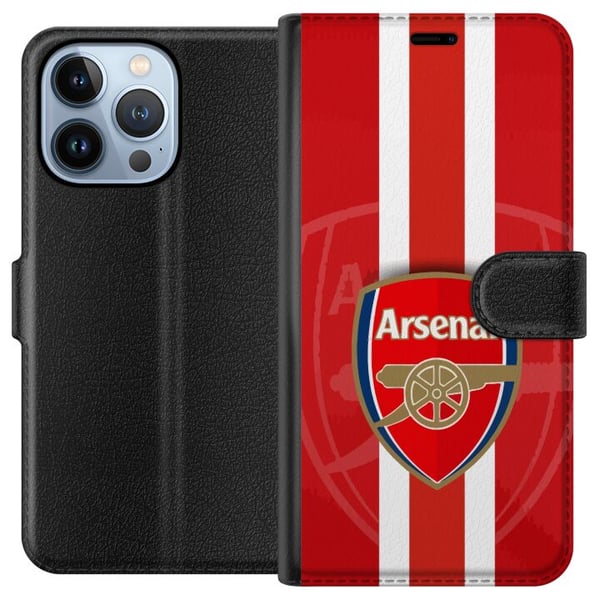 Yhteensopiva Lompakkokotelo Apple iPhone 13 Pro Arsenal-logo punavalkoisella taustalla, klassinen jalkapallodesign seuran todellisille faneille Yhteensopiva Lompakkokotelo Apple iPhone 13 Pro Arsenal-logo punavalkoisella taustalla, klassinen jalkapallodesign seuran todellisille faneille