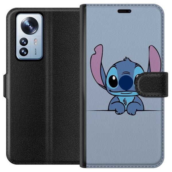 Yhteensopiva Lompakkokotelo Xiaomi 12 Pro Lilo & Stitch
