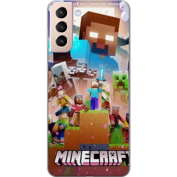 Yhteensopiva Puhelinkuori Samsung Galaxy S21 Minecraft