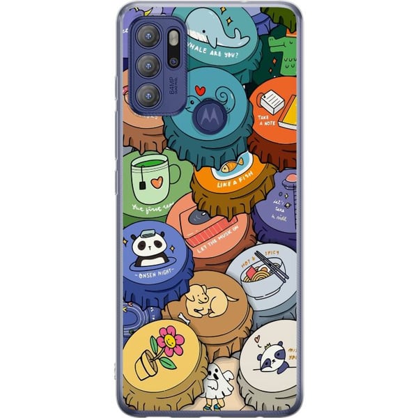 Kompatibel Mobilcover til Motorola Moto G60S Kawaii søde figurer anime manga-legetøj