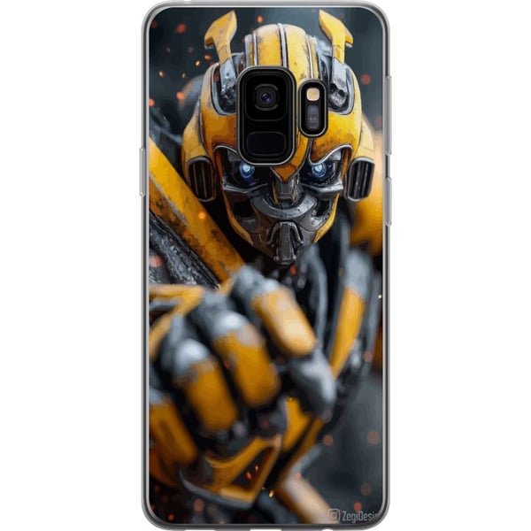 Kompatibelt Mobilskal till Samsung Galaxy S9 Bumblebee Transformers gul robot mecha sci fi action warrior detailed cyberpunk hero motiv poster Kompatibelt Mobilskal till Samsung Galaxy S9 Bumblebee Transformers gul robot mecha sci fi action warrior detailed cyberpunk hero motiv poster