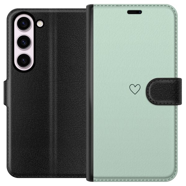 Yhteensopiva Lompakkokotelo Samsung Galaxy S23 Yksinkertainen Sydän