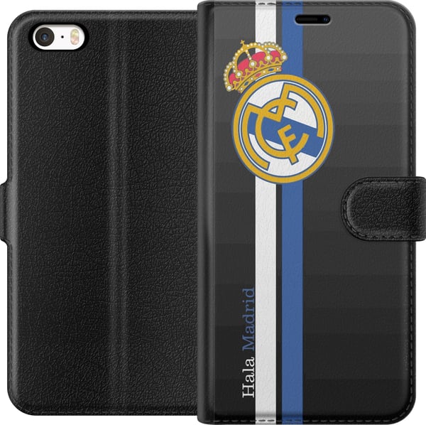 Kompatibelt Lommeboketui til Apple iPhone SE (2016) Real Madrid