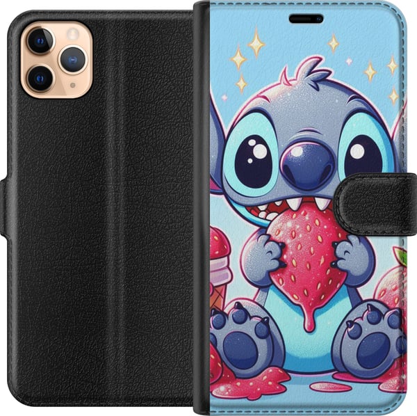 Yhteensopiva Lompakkokotelo Apple iPhone 11 Pro Max Strawberry Stitch