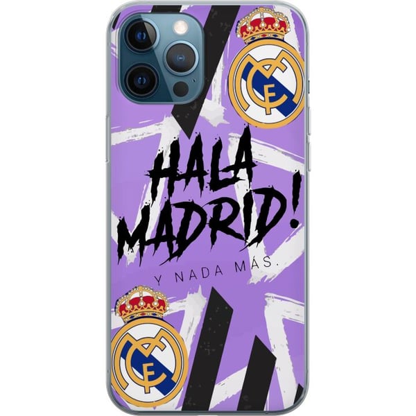 Yhteensopiva Puhelinkuori Apple iPhone 12 Pro Violetti Hala Madrid -design, jossa on seuran tunnus ja voimakas urheilugrafiikka – täydellinen jalkapa Yhteensopiva Puhelinkuori Apple iPhone 12 Pro Violetti Hala Madrid -design, jossa on seuran tunnus ja voimakas urheilugrafiikka – täydellinen jalkapa