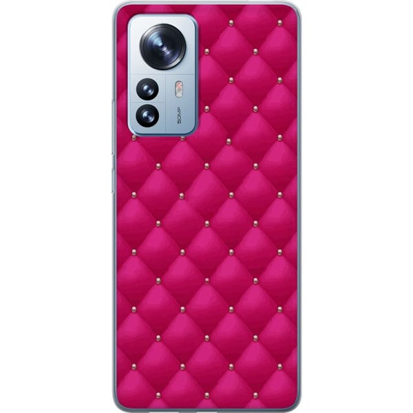 Kompatibelt Mobilskal till Xiaomi 12 Pro Lyxigt Rosa