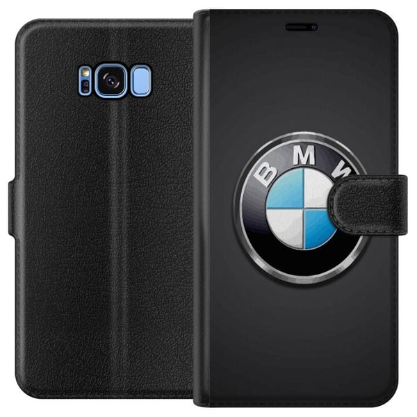 Kompatibelt Plånboksfodral till Samsung Galaxy S8 BMW Kompatibelt Plånboksfodral till Samsung Galaxy S8 BMW