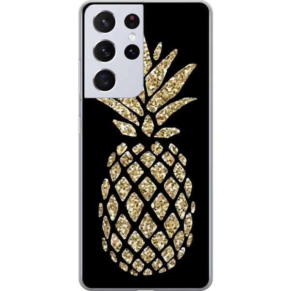 Kompatibelt Mobildeksel til Samsung Galaxy S21 Ultra 5G Ananas Kompatibelt Mobildeksel til Samsung Galaxy S21 Ultra 5G Ananas