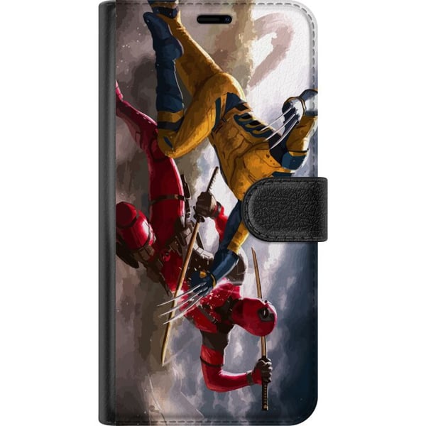 Kompatibel Tegnebogsetui til Samsung Galaxy A32 5G Wolverine Deadpool