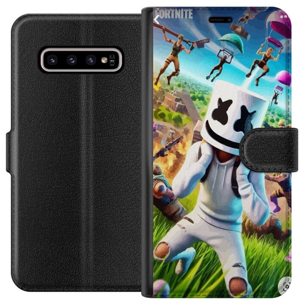 Kompatibel Tegnebogsetui til Samsung Galaxy S10+ Fortnite