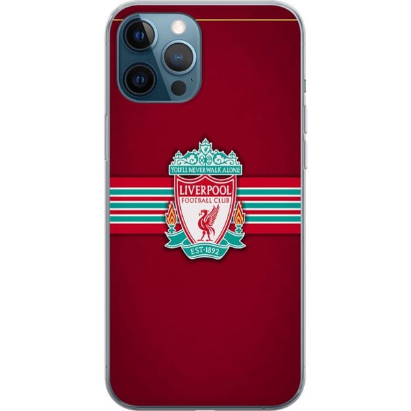 Yhteensopiva Puhelinkuori Apple iPhone 12 Pro Liverpool-fanituotteet jalkapallo merch punainen