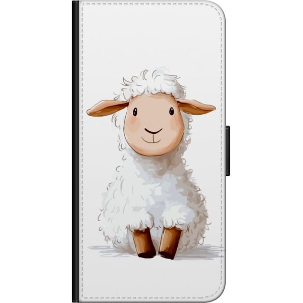 Kompatibelt Plånboksfodral till Samsung Galaxy A20s Sött Lamm – tecknad stil för barn & babyprodukter