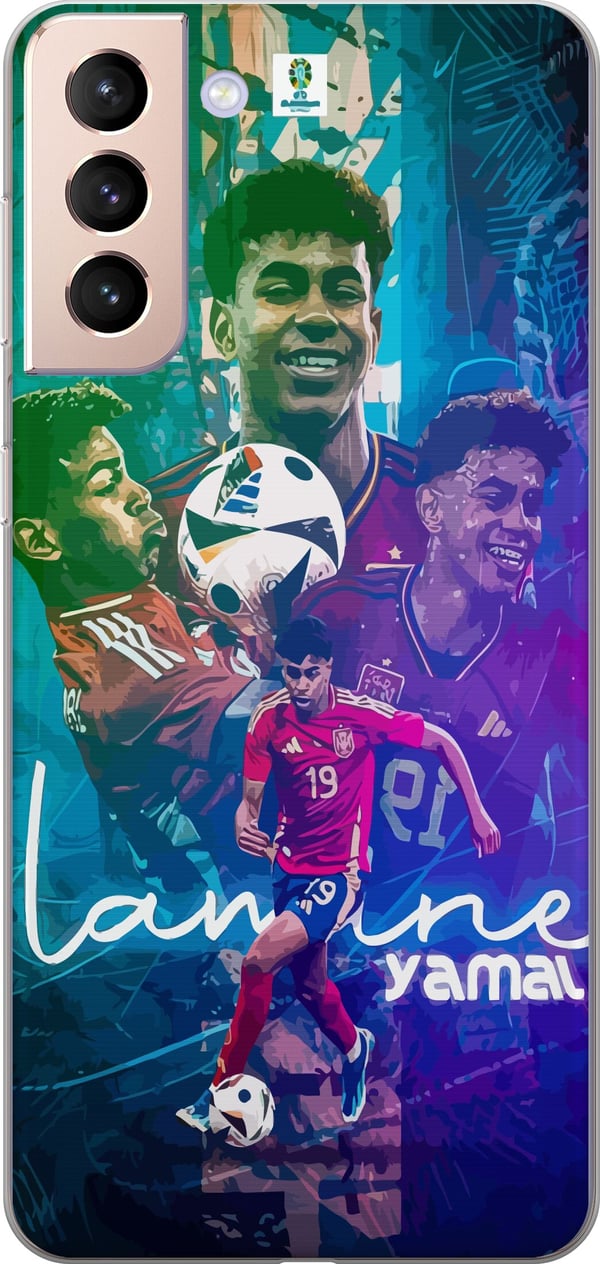 Kompatibelt Mobilskal till Samsung Galaxy S21 Lamine Yamal FCB