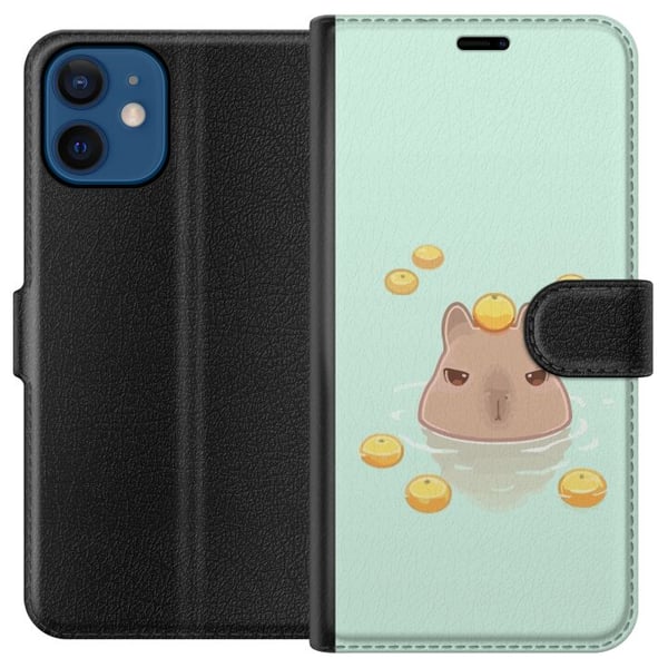 Kompatibelt Lommeboketui til Apple iPhone 12 Capybara