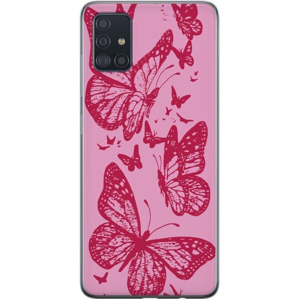 Yhteensopiva Puhelinkuori Samsung Galaxy A51 Siipikauneudet