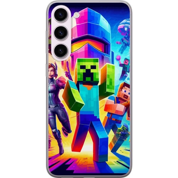 Kompatibel Mobilcover til Samsung Galaxy S23+ Fortnite vs Minecraft Kompatibel Mobilcover til Samsung Galaxy S23+ Fortnite vs Minecraft