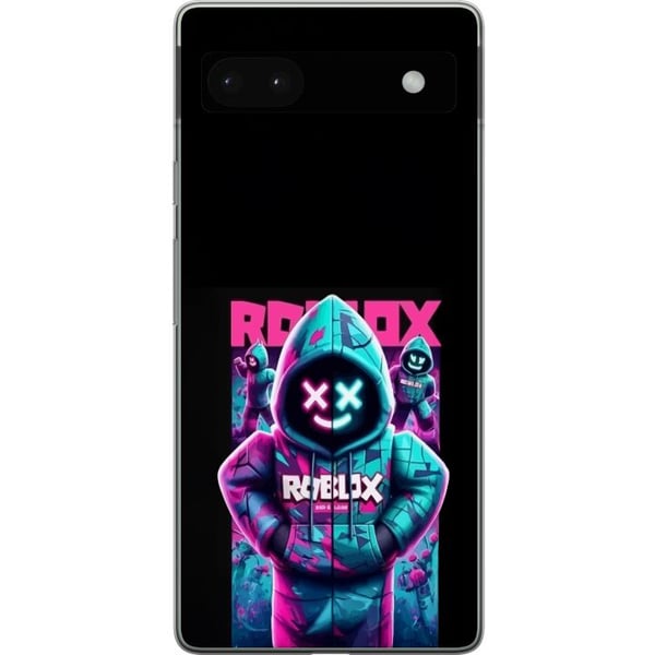 Yhteensopiva Puhelinkuori Google Pixel 6a Neon Roblox -huppari, jossa on siisti peliaihe, hehkuvat värit ja futuristinen ilme