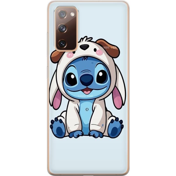 Kompatibelt Mobildeksel til Samsung Galaxy S20 FE Stitch Hundkostym Lilo & Stitch Disney Roligt Motiv Blå Kompatibelt Mobildeksel til Samsung Galaxy S20 FE Stitch Hundkostym Lilo & Stitch Disney Roligt Motiv Blå