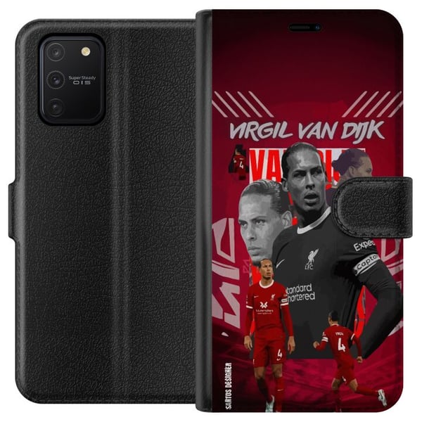 Kompatibelt Lommeboketui til Samsung Galaxy S10 Lite Virgil van Dijk Liverpool Nederland kraftfull forsvarsgeneral stabil trygg og en av verdens best Kompatibelt Lommeboketui til Samsung Galaxy S10 Lite Virgil van Dijk Liverpool Nederland kraftfull forsvarsgeneral stabil trygg og en av verdens best