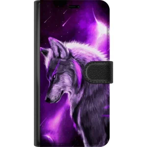 Kompatibelt Lommeboketui til Samsung Galaxy S10 Lite Lilla Ulv