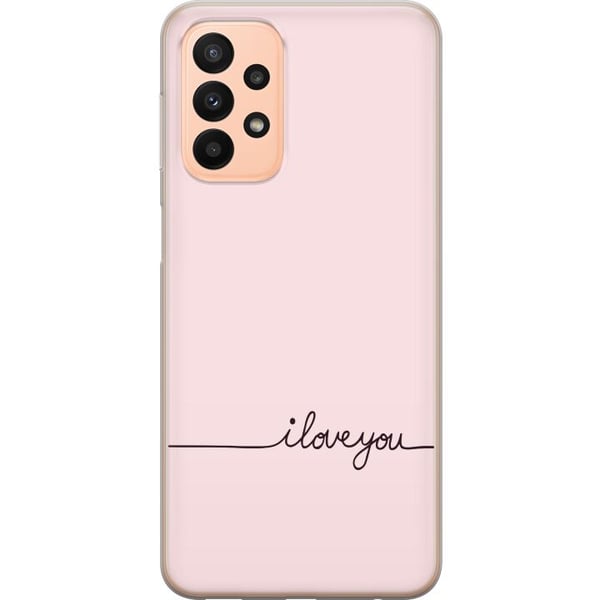 Yhteensopiva Puhelinkuori Samsung Galaxy A23 Rakastan Sinua