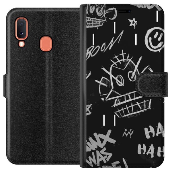 Kompatibelt Lommeboketui til Samsung Galaxy A20e Arcane Kompatibelt Lommeboketui til Samsung Galaxy A20e Arcane