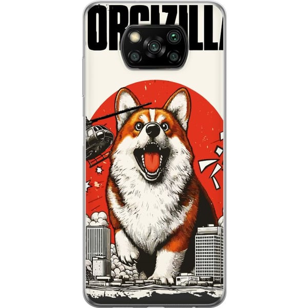 Kompatibelt Mobilskal till Xiaomi Poco X3 NFC Corgizilla
