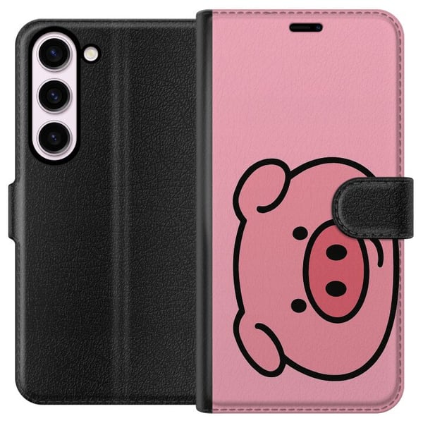 Kompatibelt Lommeboketui til Samsung Galaxy S23 Kawaii Piggy Kompatibelt Lommeboketui til Samsung Galaxy S23 Kawaii Piggy