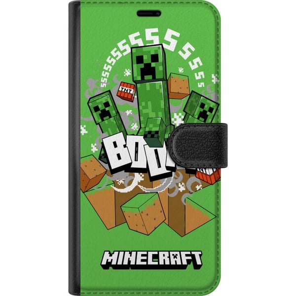 Kompatibelt Lommeboketui til Samsung Galaxy S21 Minecraft Boom