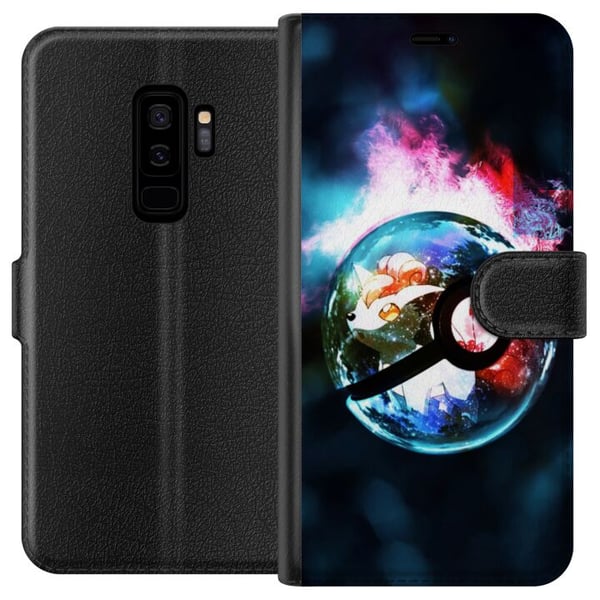 Kompatibelt Plånboksfodral till Samsung Galaxy S9+ Pokemon Kompatibelt Plånboksfodral till Samsung Galaxy S9+ Pokemon