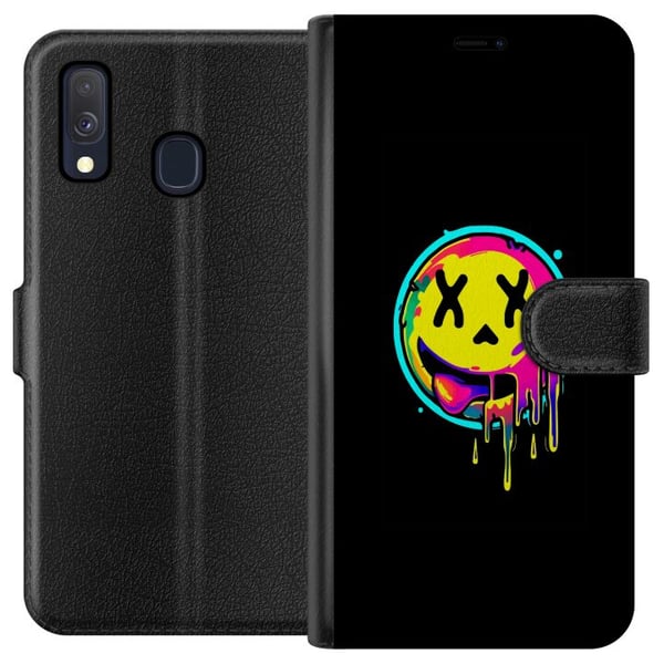 Kompatibel Tegnebogsetui til Samsung Galaxy A40 Smil
