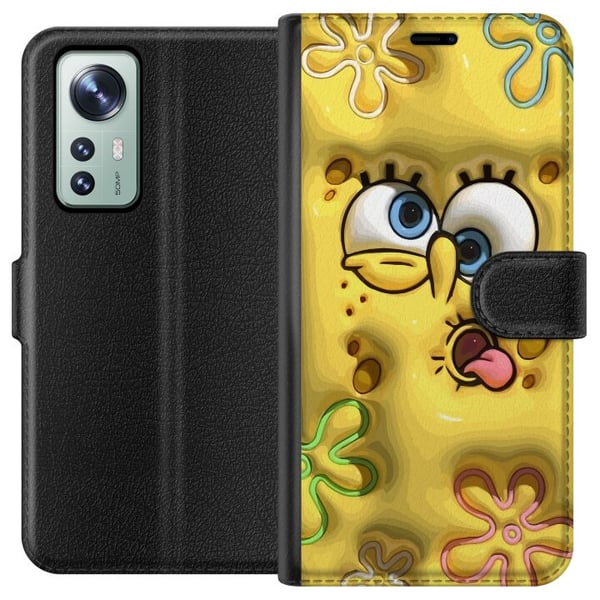 Kompatibel Tegnebogsetui til Xiaomi 12 SvampBob