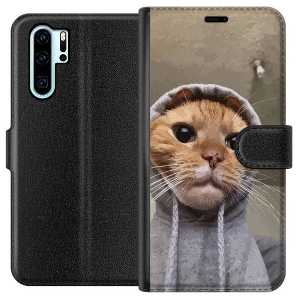 Kompatibel Tegnebogsetui til Huawei P30 Pro Kat Trøje