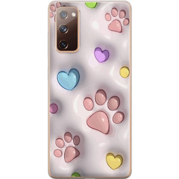 Kompatibelt Mobildeksel til Samsung Galaxy S20 FE Fluffy Pfoten Kompatibelt Mobildeksel til Samsung Galaxy S20 FE Fluffy Pfoten