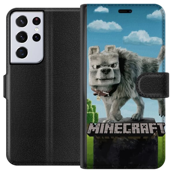 Kompatibelt Lommeboketui til Samsung Galaxy S21 Ultra 5G A Minecraft Movie Kompatibelt Lommeboketui til Samsung Galaxy S21 Ultra 5G A Minecraft Movie
