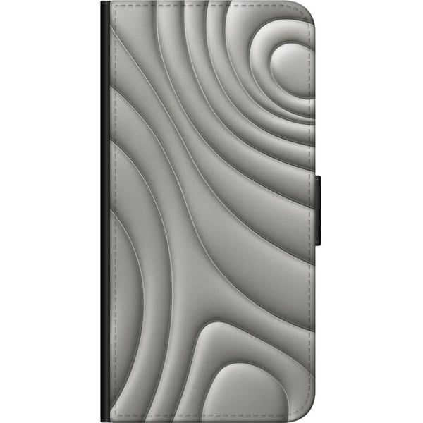 Kompatibel Tegnebogsetui til Motorola Moto G9 Play Sølvbølger