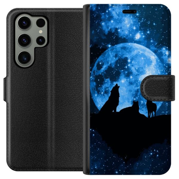 Kompatibel Tegnebogsetui til Samsung Galaxy S23 Ultra Ulve Kompatibel Tegnebogsetui til Samsung Galaxy S23 Ultra Ulve