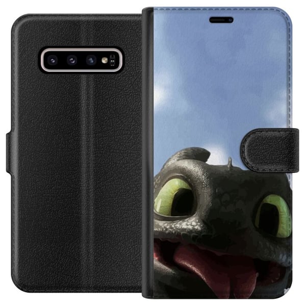 Kompatibelt Lommeboketui til Samsung Galaxy S10+ Draketreneren
