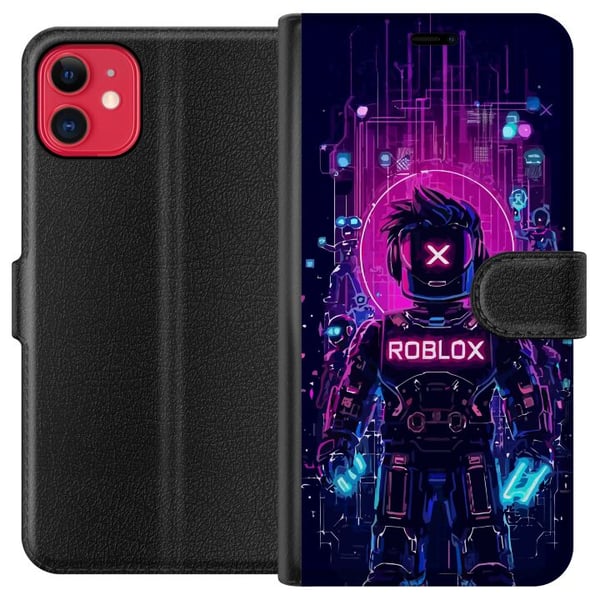 Kompatibel Tegnebogsetui til Apple iPhone 11 Roblox Cyber Core Kraftfuldt digitalt Roblox-design med lilla lys og futuristisk baggrund Kompatibel Tegnebogsetui til Apple iPhone 11 Roblox Cyber Core Kraftfuldt digitalt Roblox-design med lilla lys og futuristisk baggrund