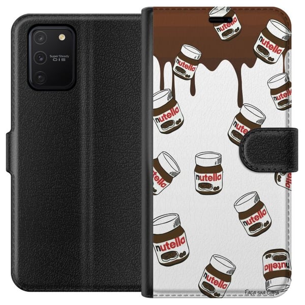 Kompatibelt Lommeboketui til Samsung Galaxy S10 Lite Nutella Kawaii Dessert Søt Søt Kompatibelt Lommeboketui til Samsung Galaxy S10 Lite Nutella Kawaii Dessert Søt Søt