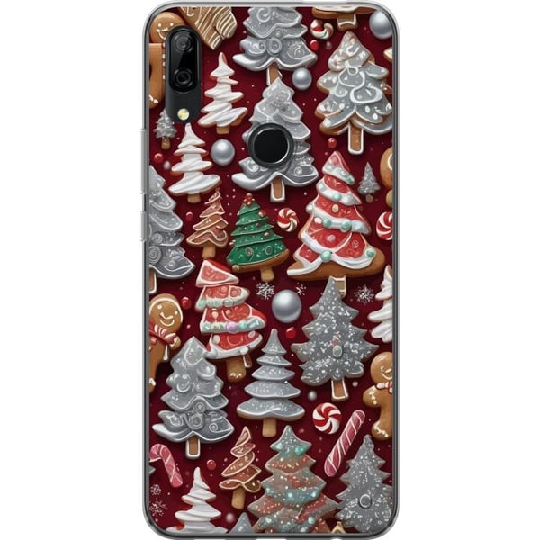 Kompatibel Mobilcover til Huawei P Smart Z julesmåkager julesmåkager peberkager grantræer peberkager julemotiv sukkerstok juletræ design