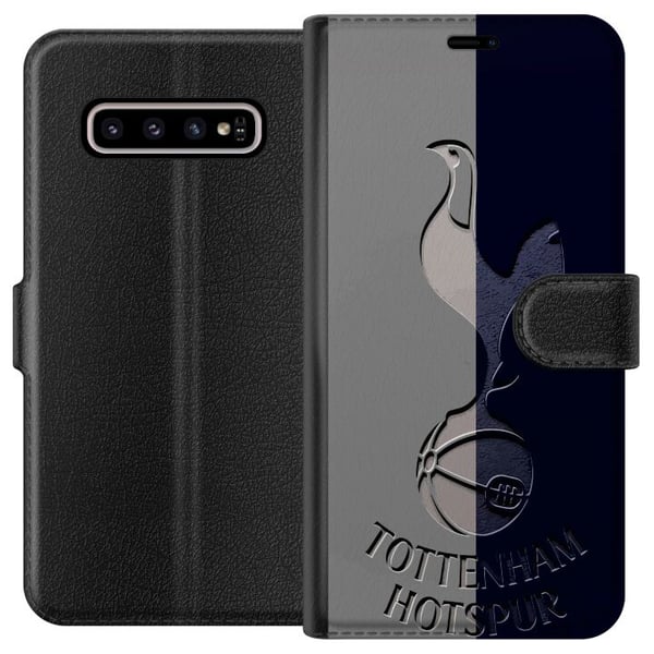 Kompatibelt Plånboksfodral till Samsung Galaxy S10+ Tottenham Hotspur