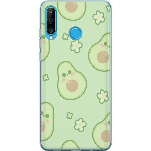 Kompatibelt Mobilskal till Huawei P30 lite Avokado Söt