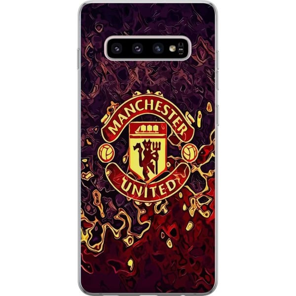 Kompatibel Mobilcover til Samsung Galaxy S10+ Manchester United