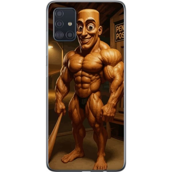 Kompatibelt Mobildeksel til Samsung Galaxy A51 Italiensk Brainrot-illustrasjon – Humoristisk trefigur i unik kunststil Kompatibelt Mobildeksel til Samsung Galaxy A51 Italiensk Brainrot-illustrasjon – Humoristisk trefigur i unik kunststil