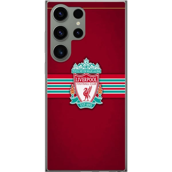 Kompatibel Mobilcover til Samsung Galaxy S23 Ultra Liverpool supporterudstyr fodbold merch rød Kompatibel Mobilcover til Samsung Galaxy S23 Ultra Liverpool supporterudstyr fodbold merch rød