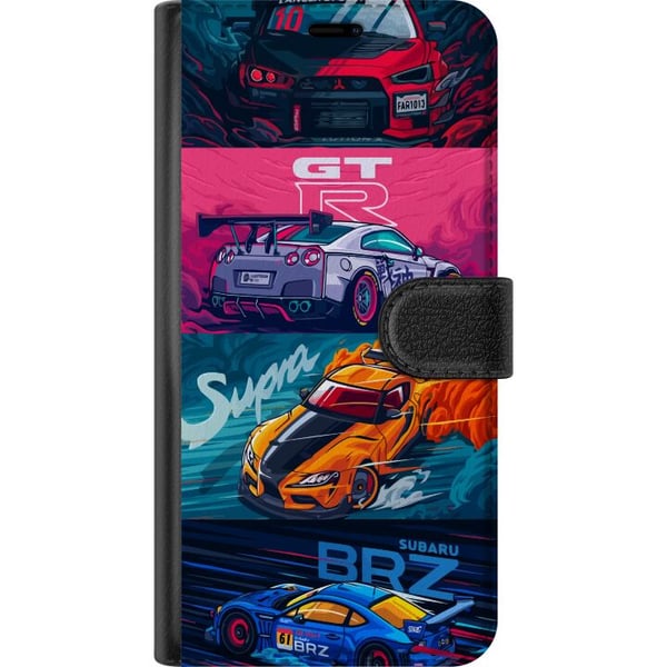 Kompatibelt Plånboksfodral till Samsung Galaxy A20e Subaru Racing