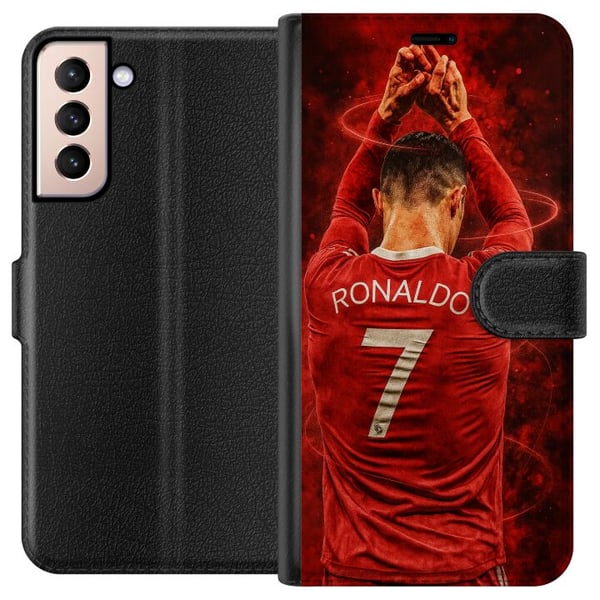 Kompatibel Tegnebogsetui til Samsung Galaxy S21 Ronaldo